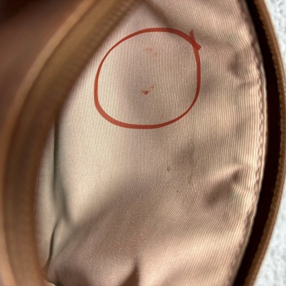 Coach Wristlet Leather Zip Up Brown Change Purse Coin Storage Beach Travel Trip - Picture 6 of 7